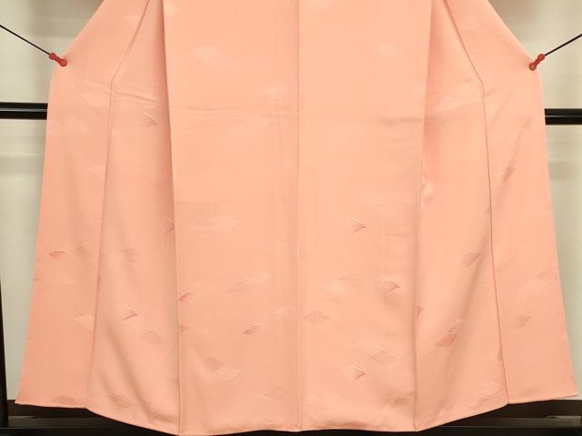 平和屋着物●訪問着　地紋起こし　立浪文　正絹　逸品　DABK2375op