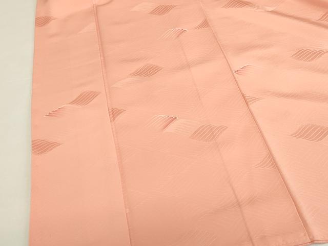 平和屋着物●訪問着　地紋起こし　立浪文　正絹　逸品　DABK2375op