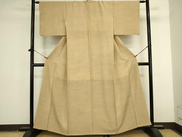 平和屋着物▼江戸小紋　舞桜　正絹　逸品　DABK2379op