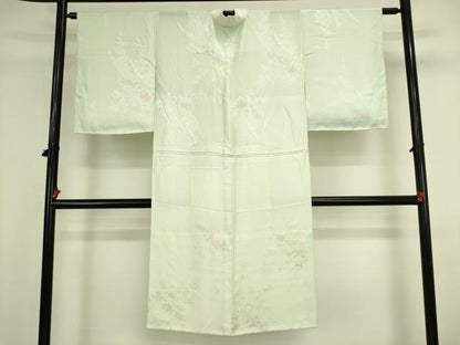 平和屋着物●長襦袢　無双仕立て　草花　正絹　逸品　DABK2383op