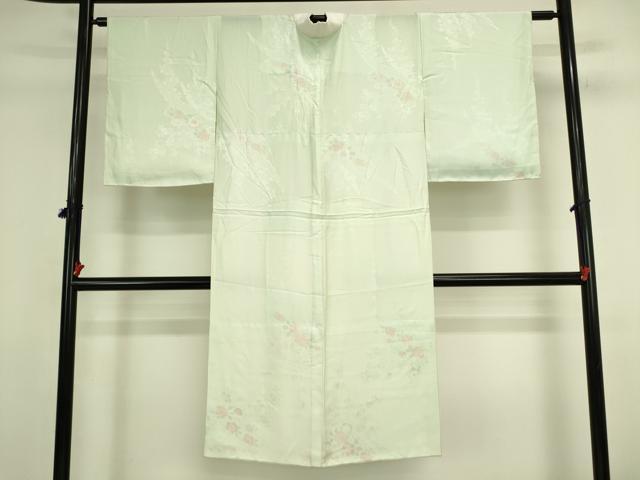平和屋着物●長襦袢　無双仕立て　草花　正絹　逸品　DABK2383op