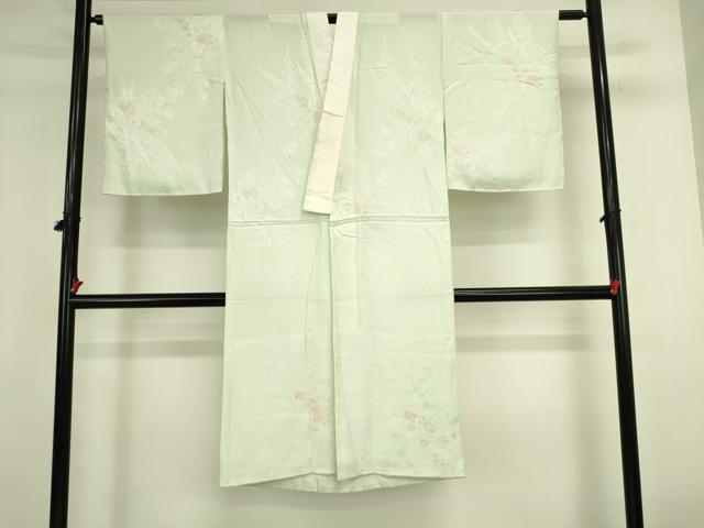 平和屋着物●長襦袢　無双仕立て　草花　正絹　逸品　DABK2383op