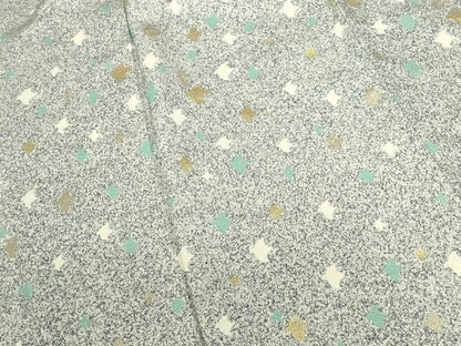 平和屋着物●訪問着　千鳥　たたき染め　金銀彩　正絹　逸品　DABK2425op