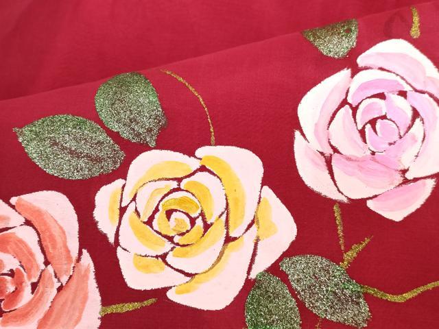 平和屋本店●極上　チマチョゴリ　韓服　民族衣装　一式セット　草花　金彩　逸品　DABK2441op