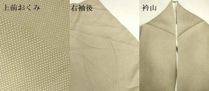 平和屋着物●江戸小紋　行儀　正絹　逸品　DABK2459op