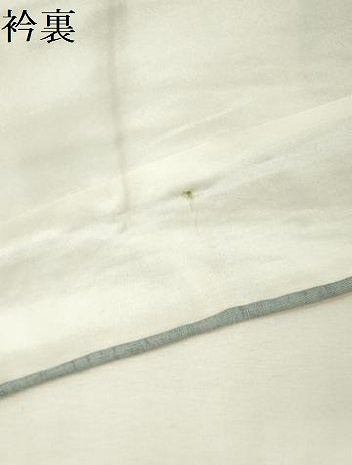 平和屋着物●上質な小紋　紬地　草花　正絹　逸品　未使用　DABK2462op
