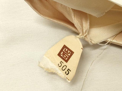 平和屋着物◎西陣　竹本正典謹製　六通柄袋帯　霞花文　金銀糸　ますいわ屋扱い　証紙付き　正絹　逸品　DABK2575op