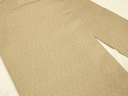 平和屋着物◎九寸名古屋帯　霞文　金糸　正絹　逸品　DABK2585op