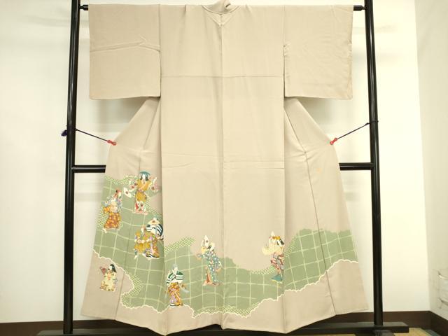 平和屋着物●豪華色留袖　作家物　能　正絹　逸品　DABK2710op