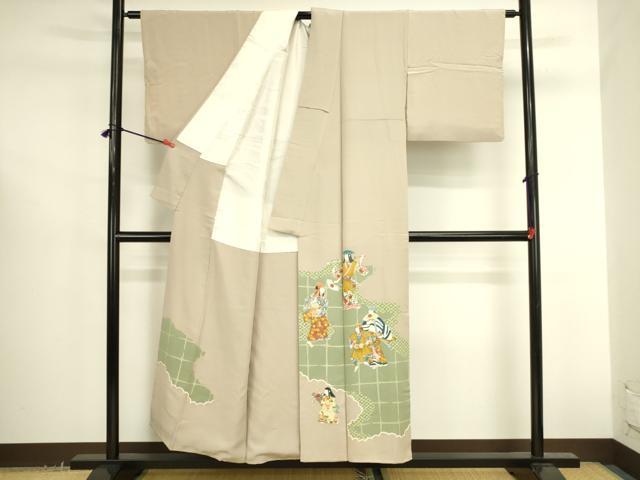 平和屋着物●豪華色留袖　作家物　能　正絹　逸品　DABK2710op