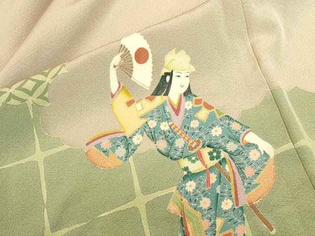 平和屋着物●豪華色留袖　作家物　能　正絹　逸品　DABK2710op