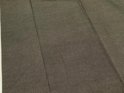平和屋着物●江戸小紋　橋本六郎　角通し　黒地　正絹　逸品　DABK2718op