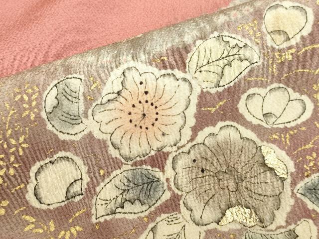 平和屋着物●訪問着　作家物　絞り　辻が花　金彩　正絹　逸品　DABK2753op