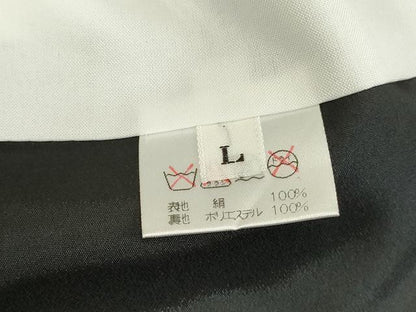 平和屋着物●本場縞大島紬　雪輪　正絹　逸品　DABK2808op
