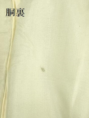 平和屋着物●結城紬　柳色　正絹　逸品　未使用　DABK2824op