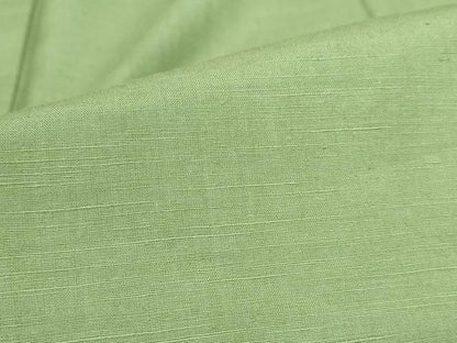 平和屋着物●結城紬　柳色　正絹　逸品　未使用　DABK2824op