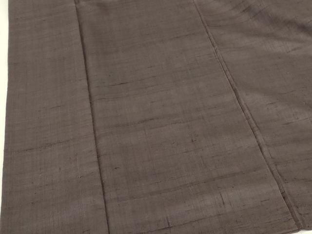 平和屋着物●上質な紬　紅消鼠色　正絹　逸品　DABK2826op