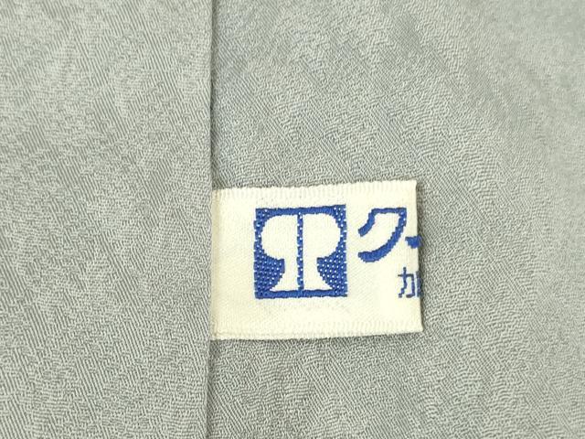 平和屋着物●上質な色無地　樹林地紋　灰青色　正絹　逸品　未使用　DABK2843op