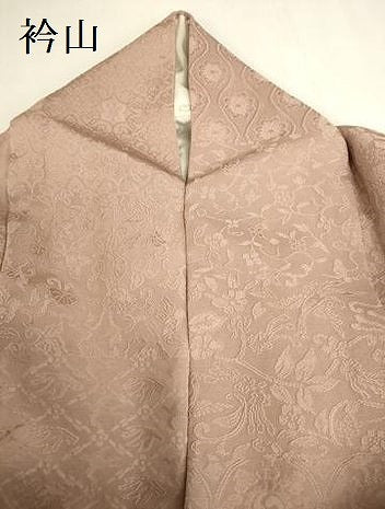 平和屋着物●上質な色無地　名物裂地紋　百柄　正絹　逸品　DABK2853op