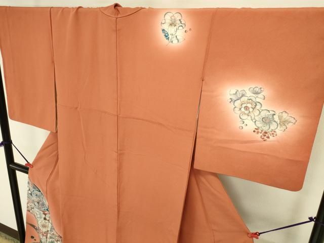 平和屋着物●訪問着　絞り　辻が花　暈し染め　正絹　逸品　DABK2874op
