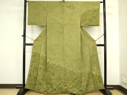 平和屋着物●訪問着　花尽くし　暈し染め　正絹　逸品　DABK2875op