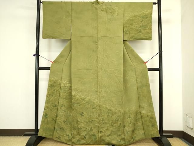 平和屋着物●訪問着　花尽くし　暈し染め　正絹　逸品　DABK2875op