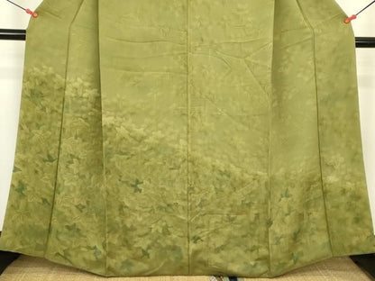 平和屋着物●訪問着　花尽くし　暈し染め　正絹　逸品　DABK2875op