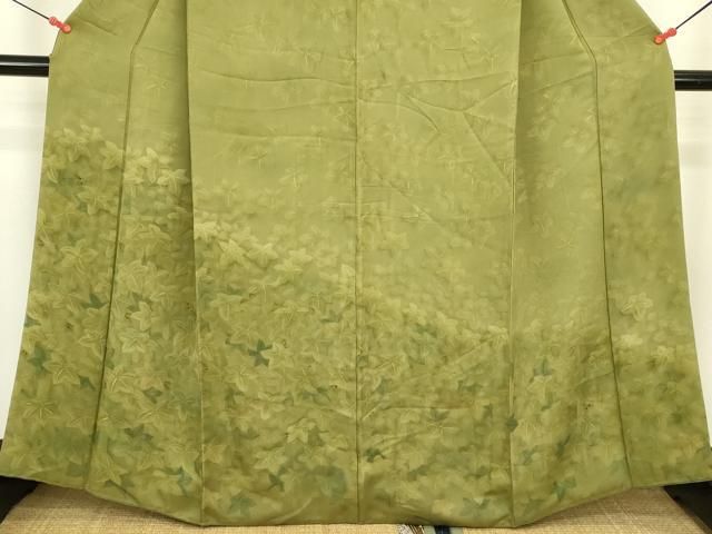 平和屋着物●訪問着　花尽くし　暈し染め　正絹　逸品　DABK2875op