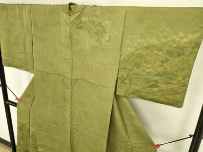 平和屋着物●訪問着　花尽くし　暈し染め　正絹　逸品　DABK2875op
