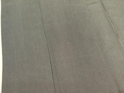平和屋着物●寺山存男　江戸小紋　万筋　羊羹色×白練色　正絹　逸品　DABK2887op