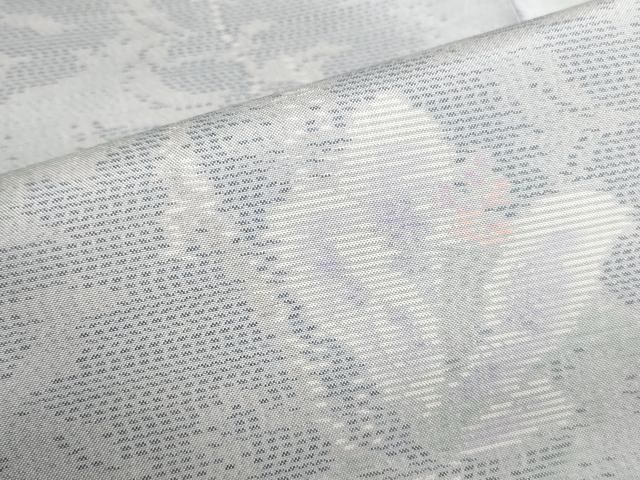 平和屋着物●本場大島紬　草花　正絹　逸品　DABK2890op
