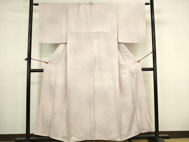 平和屋着物▼上質な小紋　作家物　枝梅地紋　暈し染め　正絹　逸品　DABK2904op