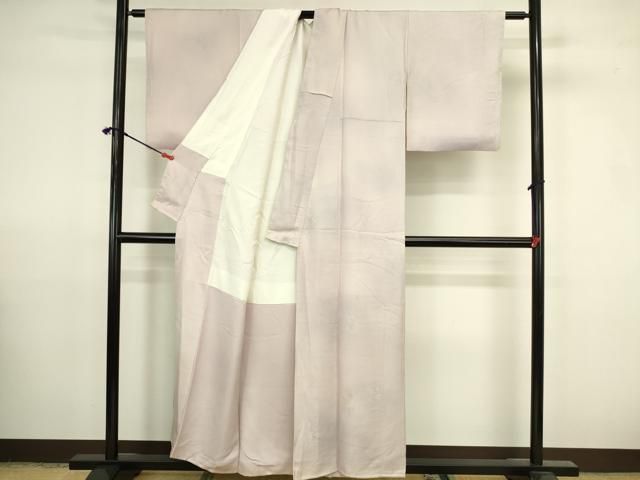 平和屋着物▼上質な小紋　作家物　枝梅地紋　暈し染め　正絹　逸品　DABK2904op