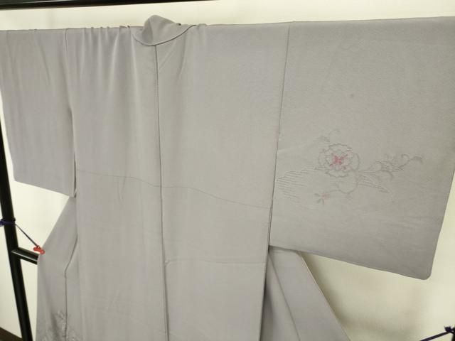 平和屋着物▼中国三大刺繍　汕頭刺繍　スワトウ刺繍　総刺繍　訪問着　正倉院花鳥文　松坂屋扱い　正絹　逸品　DABK2907op
