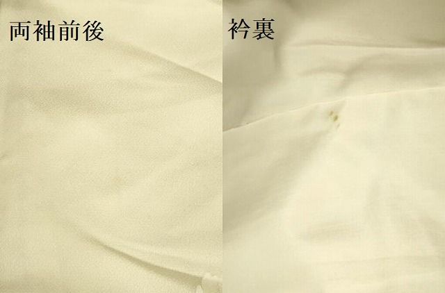 平和屋着物▼訪問着　手描き　草花　正絹　逸品　DABK2911op