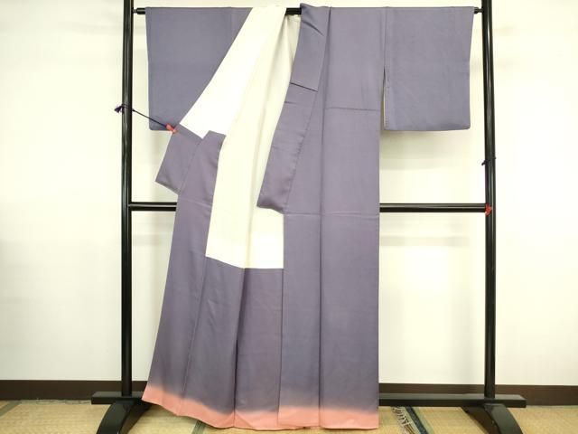 平和屋着物▼染色作家　おだに武士　色留袖　霞文　暈し染め　正絹　逸品　DABK2912op