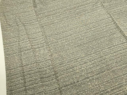 平和屋着物●上質な小紋　横段霞文　正絹　逸品　DABK2940op