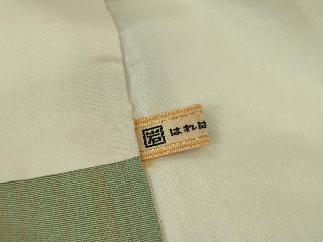 平和屋着物●訪問着　駒刺繍　総刺繍　短冊花文　濃紺地　金糸　鬼しぼ縮緬　ますいわ屋扱い　正絹　逸品　未使用　DABK2942op