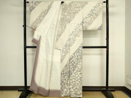 平和屋着物●訪問着　辻が花　暈し染め　正絹　逸品　DABK2949op