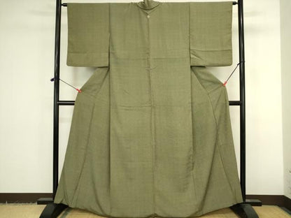 平和屋着物●江戸小紋　花菱文　正絹　逸品　DABK2951op
