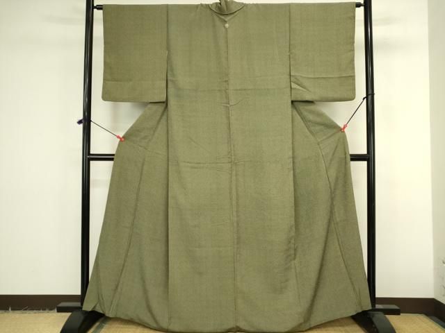 平和屋着物●江戸小紋　花菱文　正絹　逸品　DABK2951op