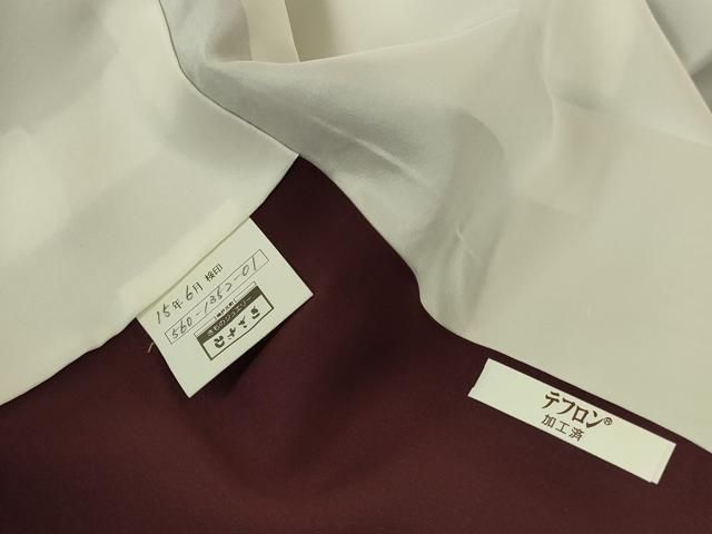 平和屋着物●上質な小紋　雪輪花文　ロング丈　正絹　逸品　DABK2953op