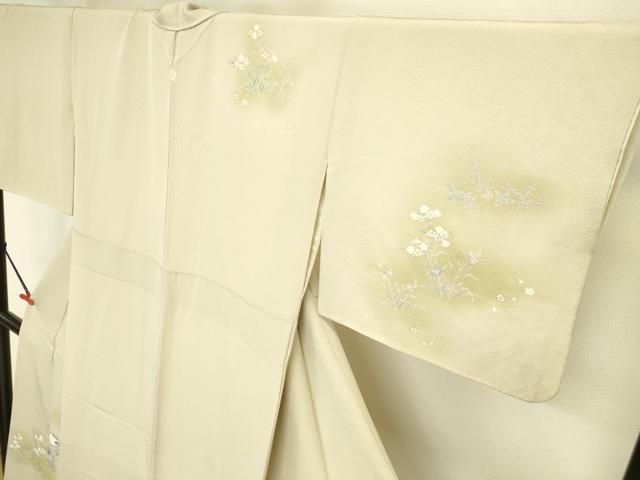 平和屋着物●訪問着　童子遊び　暈し染め　金彩　正絹　逸品　DABK2956op