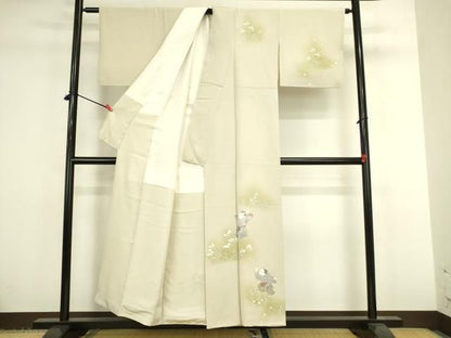 平和屋着物●訪問着　童子遊び　暈し染め　金彩　正絹　逸品　DABK2956op