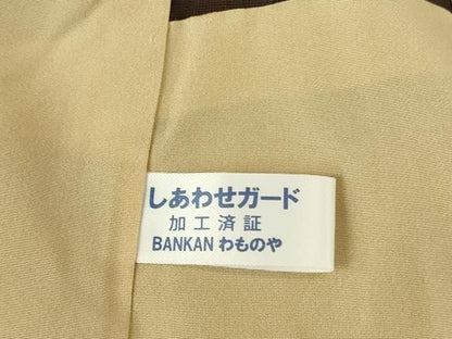 平和屋着物●児島元気　アトリエ 聖jin苑　BANKAN わものや　小紋　霰文　銀彩　背抜き仕立て　ロング丈　正絹　逸品　未使用　DABK2964op
