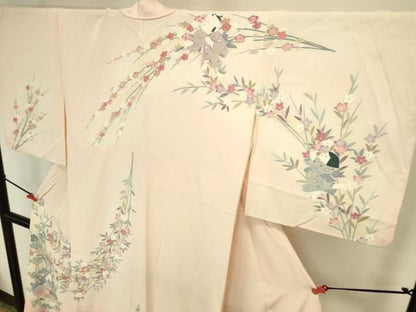 平和屋着物●訪問着　友禅　作家物　童子遊び　暈し染め　金彩　正絹　逸品　DABK2972op