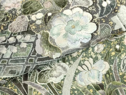 平和屋着物●中国三大刺繍　汕頭刺繍　スワトウ刺繍　総刺繍　訪問着　辻が花　金彩　正絹　逸品　DABK2975op