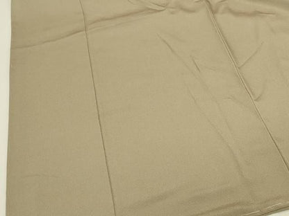 平和屋着物●上質な色無地　白橡色　正絹　逸品　未使用　DABK2983op
