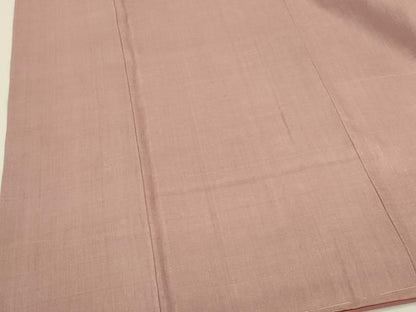 平和屋着物●本場結城紬　重要無形文化財　石竹色　正絹　逸品　DABK2984op