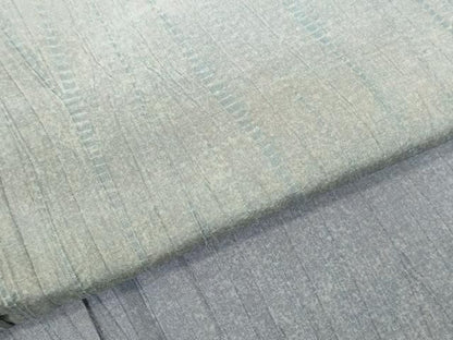 平和屋着物●本場縞大島紬　訪問着　絞り　変わり間道　暈し染め　正絹　逸品　DABK2986op